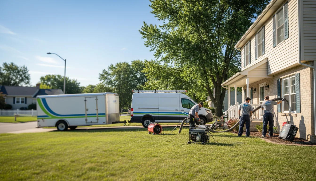 Flooded Basement Restoration And Cleanup With Repair in Chicago Ridge, IL near me